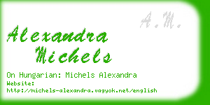 alexandra michels business card
